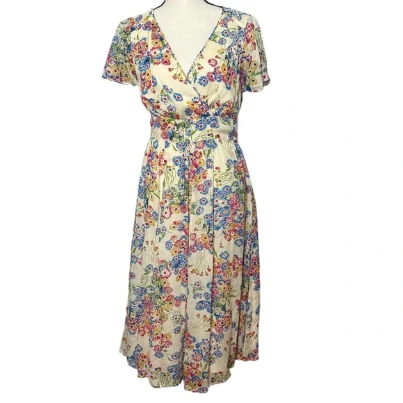 blue dress for baby girl Belladonna Maxi Dress in Cottage Witch Toile Print main image 1